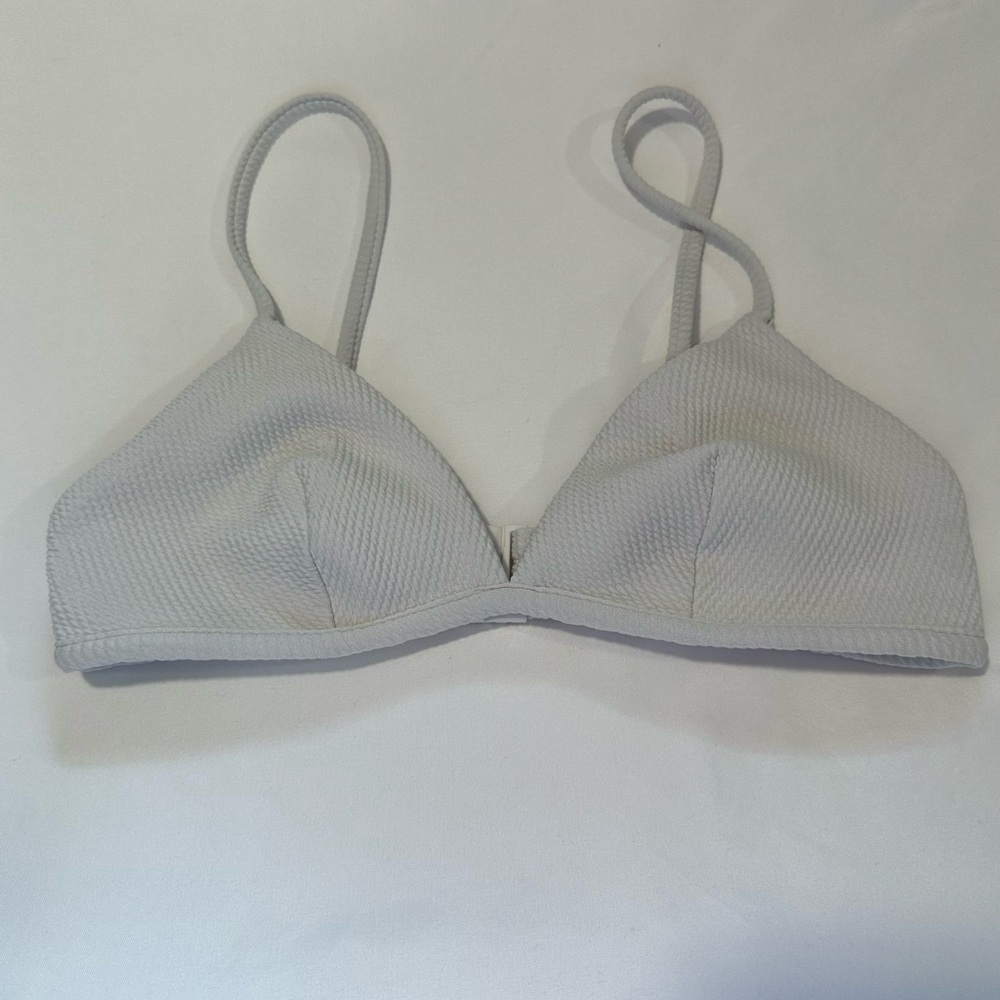 White bikini top